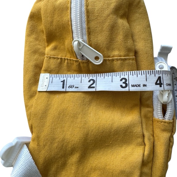 H&M Yellow Snoopy Mini Backpack “Sleeping is an Art” - Picture 8 of 8